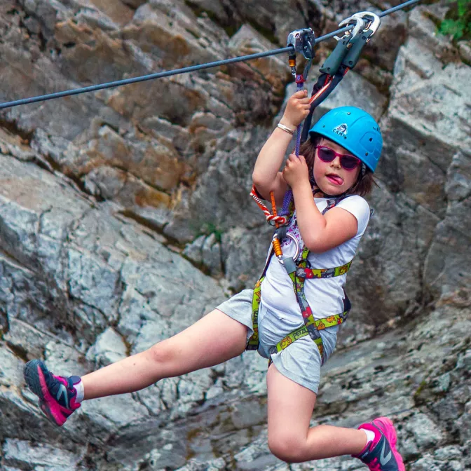 Via ferrata du Pont Napoléon dans les Pyrénées