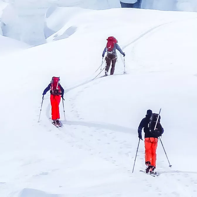 Ski de rando à Cauterets dans les Pyrénées