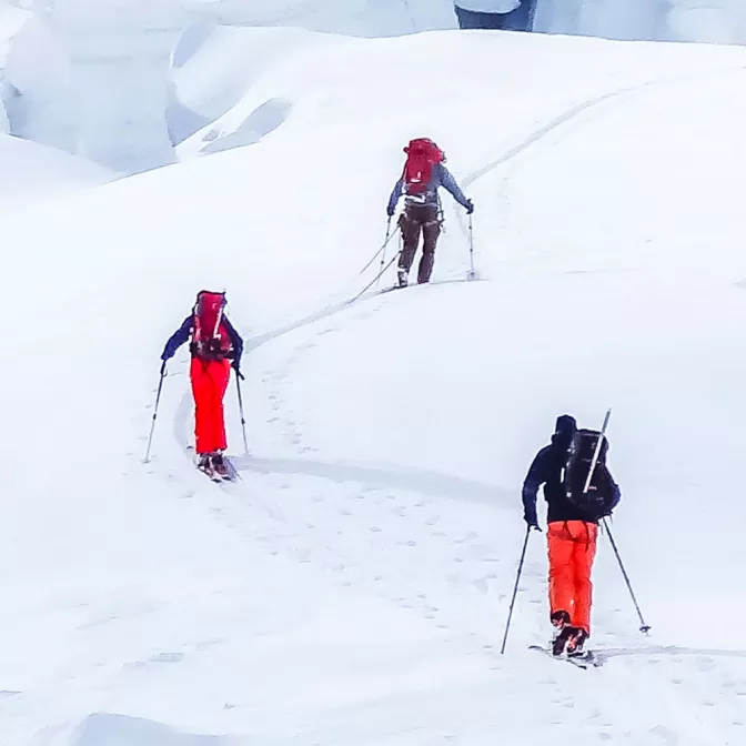 Ski de rando à Cauterets dans les Pyrénées