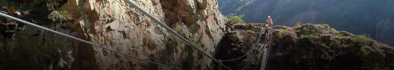 Via ferrata au Pont Napol&eacute;on autour de Luz Saint Sauveur ou &agrave; Coum&eacute;ly pr&egrave;s de Gavarnie.