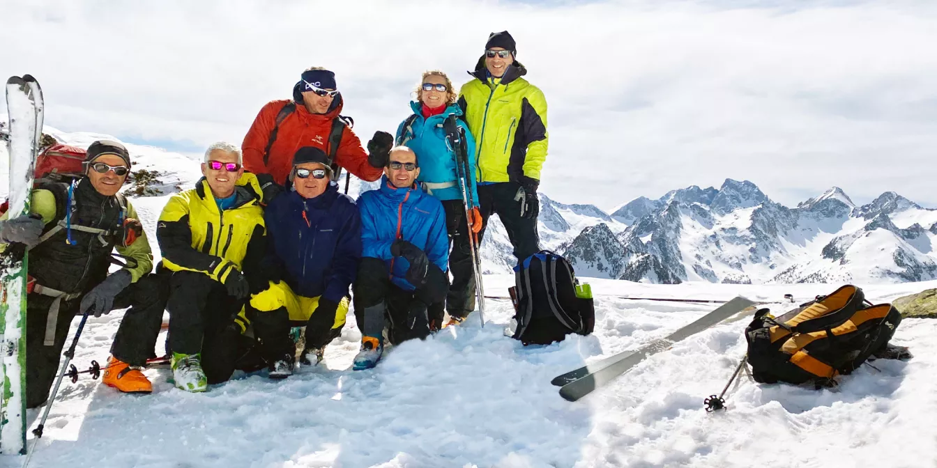 Ski de rando à Cauterets dans les Hautes Pyrénées