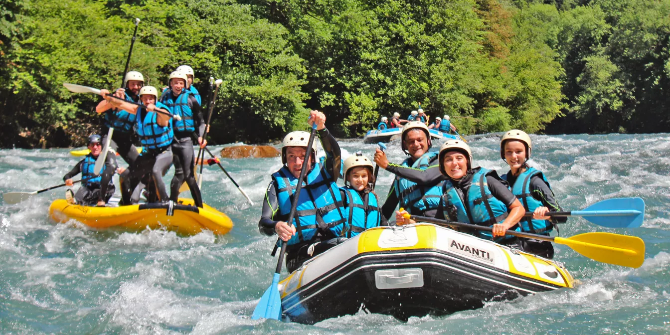 Rafting en famille ou en groupe dans les Pyrénées
