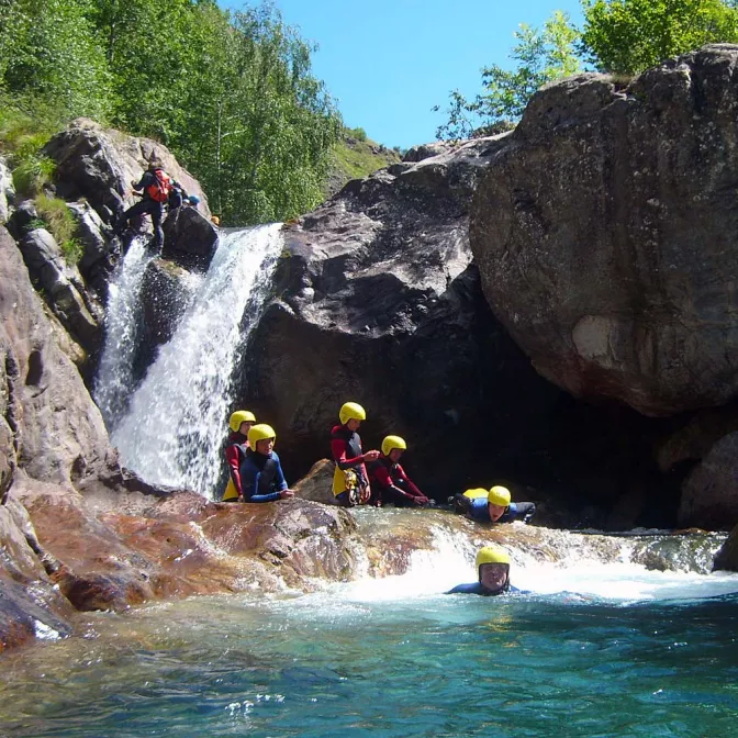 Canyoning au Pont d'Espagne dans les Pyrénées